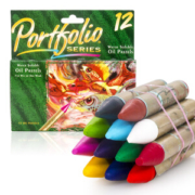 Crayola 绘儿乐 52-3612 水溶性油画棒 12色
