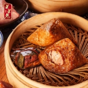 呆呆兔 鲜肉粽 125g*4只