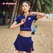 Kappa 21新款 时尚运动 分体式游泳衣