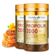 澳洲进口 Healthy Care 黑蜂胶软胶囊 200粒*2瓶