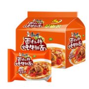 plus会员！康师傅 西红柿牛腩面袋面  5包