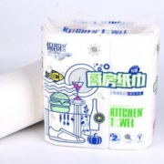 棉韵时光 吸油厨房纸 干湿两用擦手纸 2卷