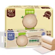 原生木浆制造！C&S 洁柔 自然木系列 卷纸 4层84克36卷