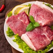 PLUS会员！ 龙大肉食 猪后腿肉 500g