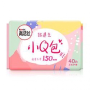 kotex 高洁丝 小Q包无香型护垫卫生巾 150mm 40片