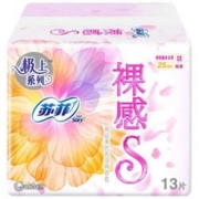 京东PLUS会员：Sofy 苏菲 极上系列 裸感S 卫生巾 250mm 13片