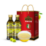 翡丽百瑞 特级初榨橄榄油 500ml*2瓶 礼盒装