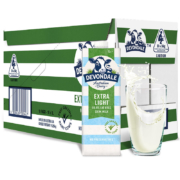 德运（Devondale）脱脂高钙纯牛奶 1000ml*10盒*2件