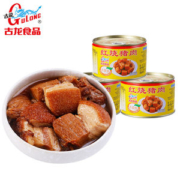古龙食品 红烧猪肉罐头 256g*3罐