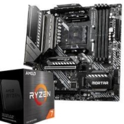 MSI 微星 B550M MORTAR 迫击炮 主板 + AMD 锐龙 Ryzen 7 5800X 盒装CPU 套装