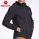 Marmot 土拨鼠 Trail Wind 男/女士防泼水透气连帽皮肤风衣