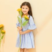 百亿补贴、移动端！ MooMoo 莫莫 女童纯色连衣裙