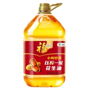 京东PLUS会员：福临门 食用油 小榨炒香 压榨一级花生油 6.18L*2件