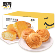 惠寻 手撕面包400g+小纯蛋糕420g组合