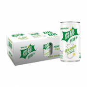 限华北！ Coca-Cola 可口可乐 碳酸饮料 雪碧纤维+ 柠檬味 200ml*12瓶