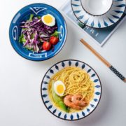 釉下彩！尚行知是 斗笠汤碗 8英寸 2个装
