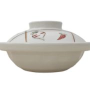 耐高温！SHANBEI CERAMICS/山背瓷业 煲汤砂锅 1L
