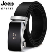 JEEP SPIRIT 真皮自动扣商务休闲牛皮腰带
