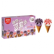 plus会员：和路雪 迷你可爱多甜筒 香芋牛奶 20g*10支*9件