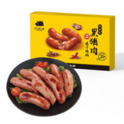 无淀粉添加！某东跑山猪  黑猪肉烤肠  400g