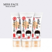 Miss face 豆乳洗面奶 100g*3支