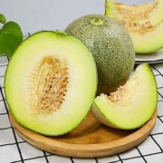 PLUS会员： BAIGUOJING 百果精 海南网纹瓜玫珑蜜瓜 8-9斤（2-4个）