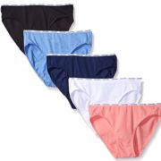 L码！prime会员！Calvin Klein 卡尔文·克莱恩 女士弹力棉经典三角内裤 5条装  直邮含税到手￥143.42