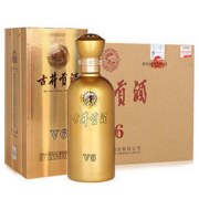 古井贡牌 古井贡酒 V6 40.6度 500ml*4瓶 整箱装 浓香型白酒