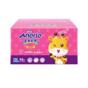 PLUS会员、限用户！ Anerle 安儿乐 婴儿超薄拉拉裤 XL92片+凑单品