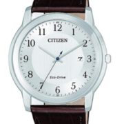 Citizen 西铁城 AW1211-12A 光动能小牛皮表带男表 含税到手新低￥462.68