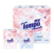Tempo得宝 梦境樱语手帕纸 4层*7片*12包
