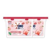 Plus会员！OMO 奥妙 白桃护色洗衣凝珠 100颗