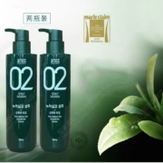 爱茉莉 AMOS/爱茉诗 绿茶防脱洗发水500g*2油性用