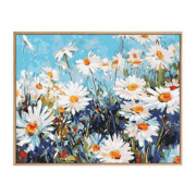 彩思汇 diy数字油画 40*50cm薄框黑白画板+颜料+画笔+无痕钉