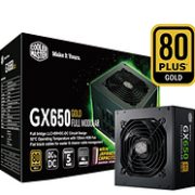 26日0点： COOLERMASTER 酷冷至尊 GX650 金牌全模组电源 额定650W