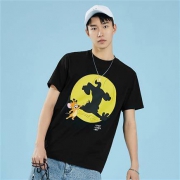 太平鸟 BWDAA226489 猫和老鼠系列 男女款印花短袖T恤