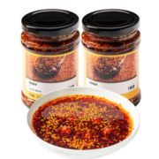 鲜香辣爽！覃五爷 四川辣椒油 210g 微辣/中辣