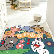 清洗便捷！晟瑞祥 卡通入户地垫 40*60cm