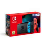 百亿补贴！Nintendo 任天堂 国行 Switch续航增强版游戏机&《马力欧赛车8》套装