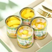 14点：汇尔康 水果罐头 什锦+黄桃各2罐*2件