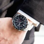 Citizen 西铁城 空中之鹰系列 CB5874-90E 男士三眼计时光动能五局电波手表  到手新低￥2032.04