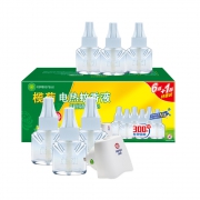 19日0点、88VIP：榄菊 电热蚊香液 33ml*6瓶1器*5件