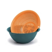 生活谷 双层塑料沥水篮 16.5cm