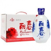 塔牌 绍兴黄酒 牡丹丽春酒 12度 375ml*6瓶 箱装 半干型 手工酿造黄酒