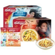 PLUS会员： Kellogg's 家乐氏 水果麦片 黄桃味490g+蔓越莓味420g