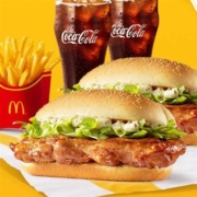 McDonald's 麦当劳 一起板烧鸡腿堡双人套餐 单次券