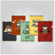 大英博物馆 HELLO KITTY联名款 文件夹 5件套