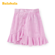巴拉巴拉 童装 女童半身裙 儿童短裙 150-165CM
