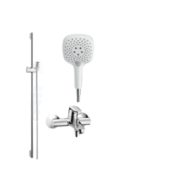 Hansgrohe 汉斯格雅 飞雨系列 手持花洒套装 26551407花洒+14084007浴缸龙头
