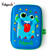 大容量，不易破损：Folgemir 跟我来 EVA浮雕文具盒